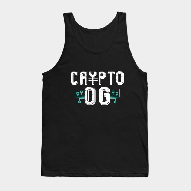 Crypto OG Tank Top by cryptocoaster